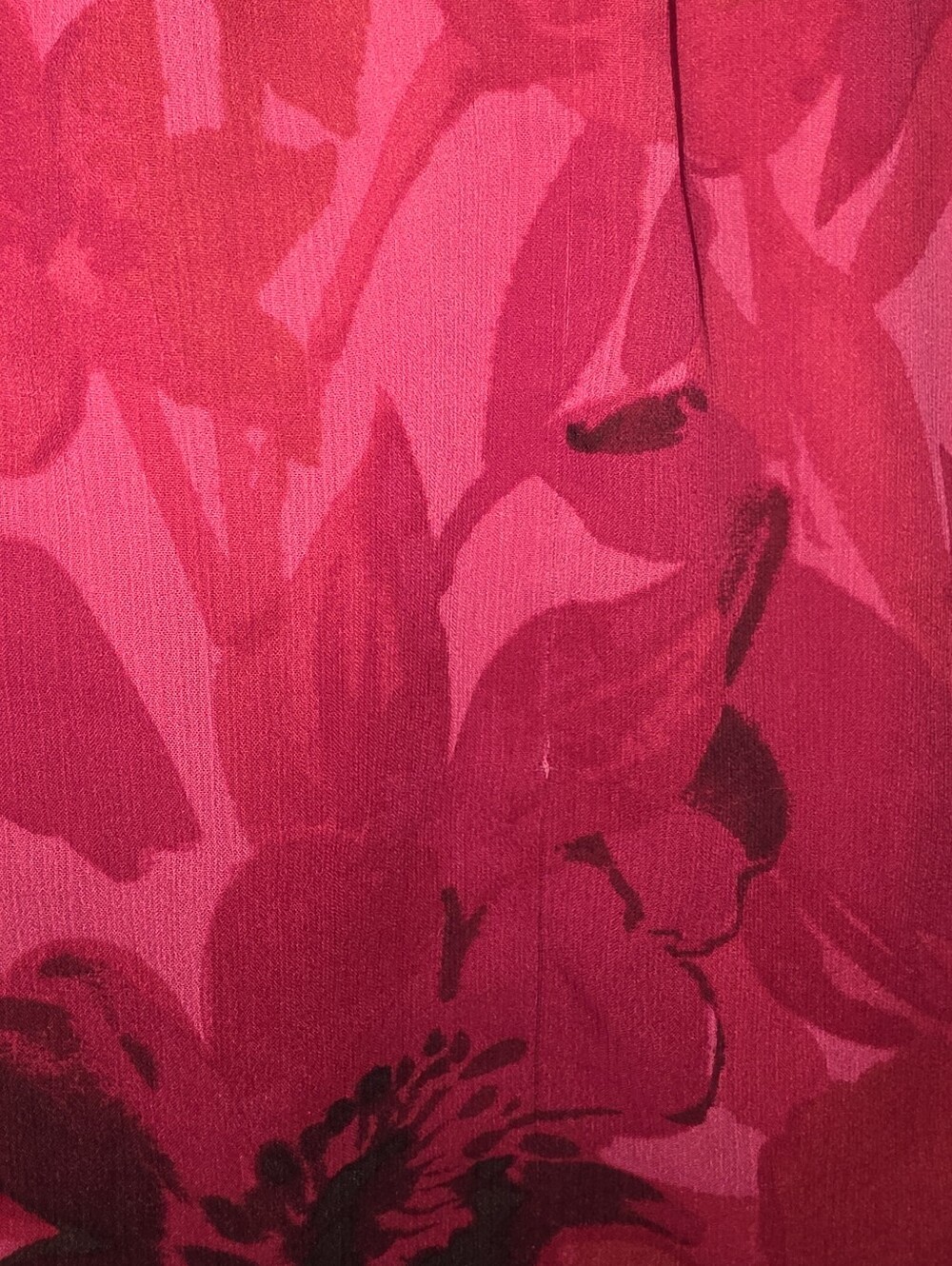 CeCe Fuchsia Floral Off-Shoulder Blouse, Size M - Picture 7 of 9